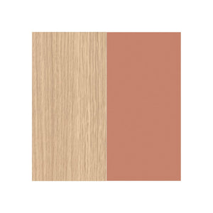 Melamine Clear Oak 2 2LAK/Paint Rose Quartz 1ATG